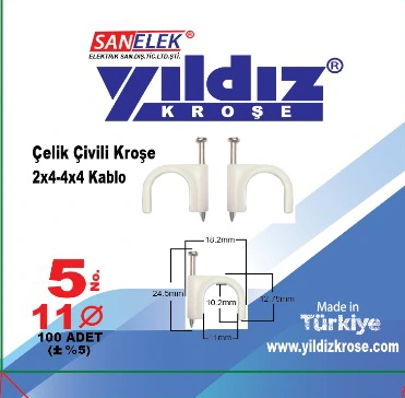 çivili kroşe no:6 üretim tesisi yıldız kroşe